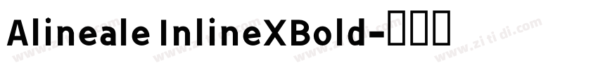 Alineale InlineXBold字体转换